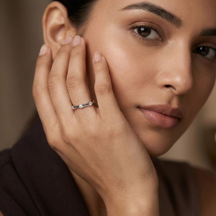 Muse 925 Silver Lab Grown Diamond Ring