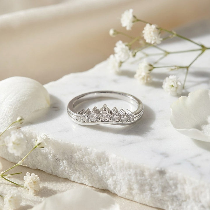 Adore 925 Silver Lab Grown Diamond Ring