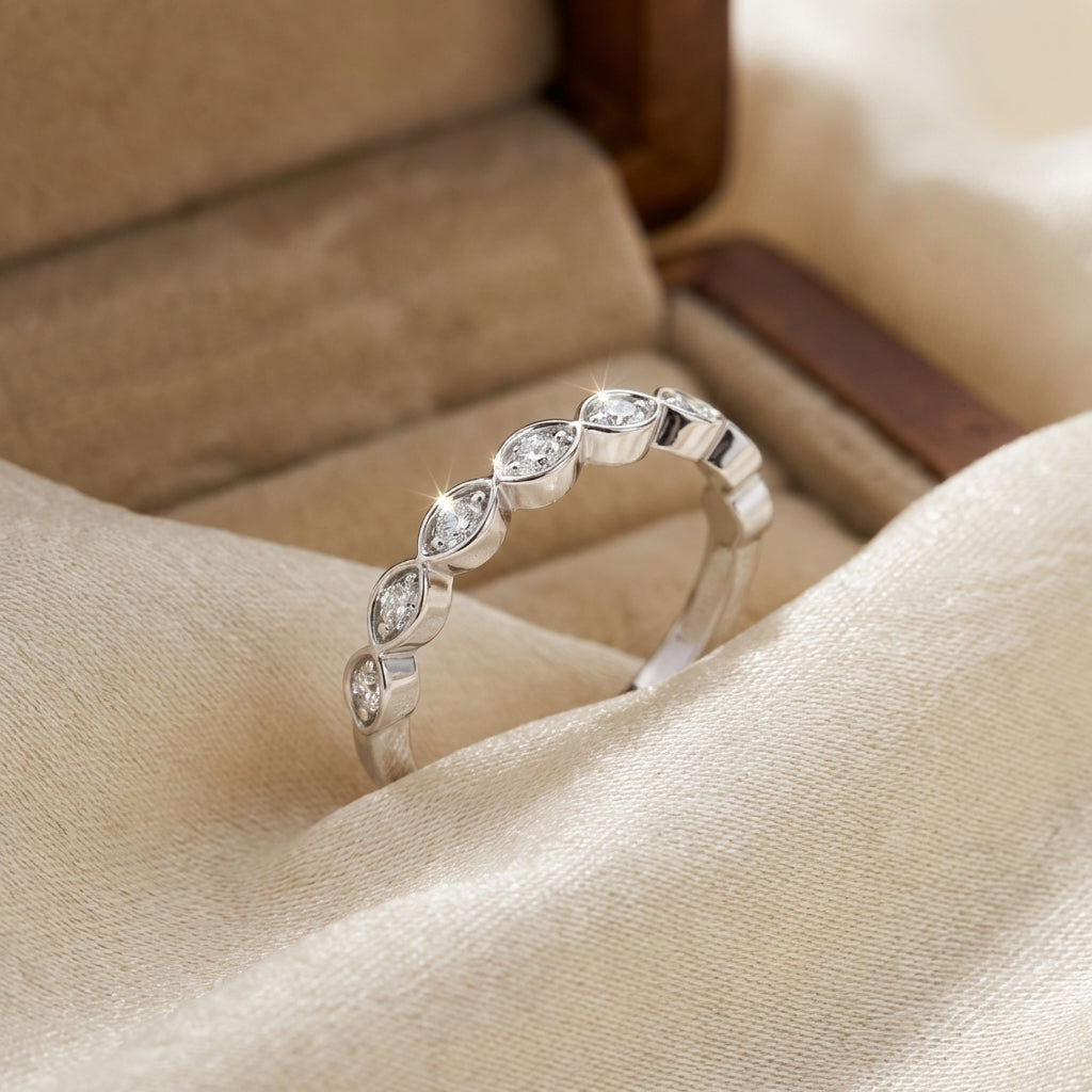 Embrace 925 Silver Lab Grown Diamond Ring