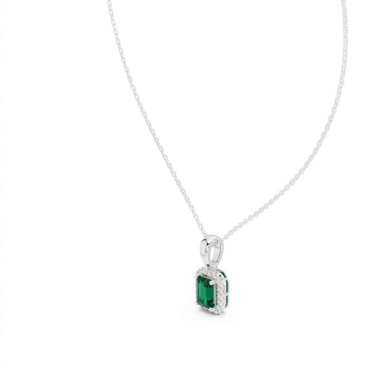 Verdant 925 Silver Lab Grown Diamond Pendant