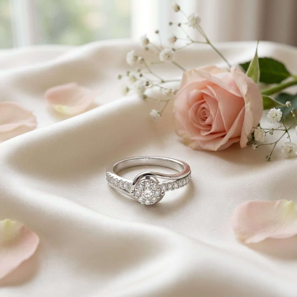 Forever 925 Silver Lab Grown Diamond Ring