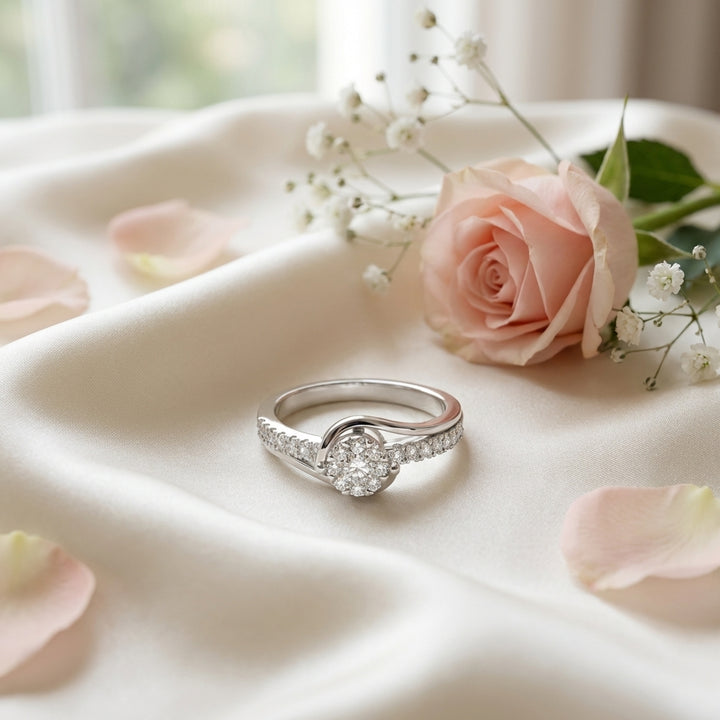 Forever 925 Silver Lab Grown Diamond Ring