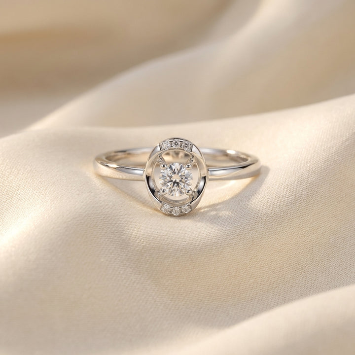 Eternal 925 Silver Lab Grown Diamond Ring