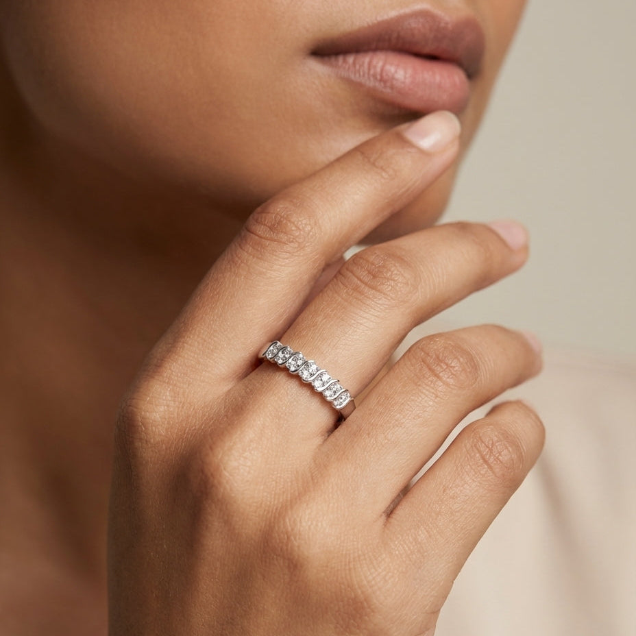 Limitless 925 Silver Lab Grown Diamond Ring