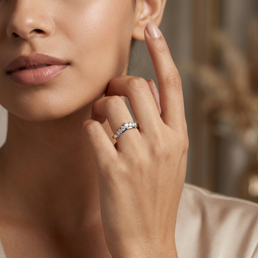 Adore 925 Silver Lab Grown Diamond Ring