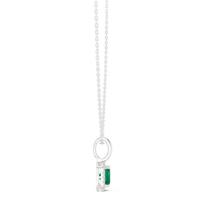Verdant 925 Silver Lab Grown Diamond Pendant