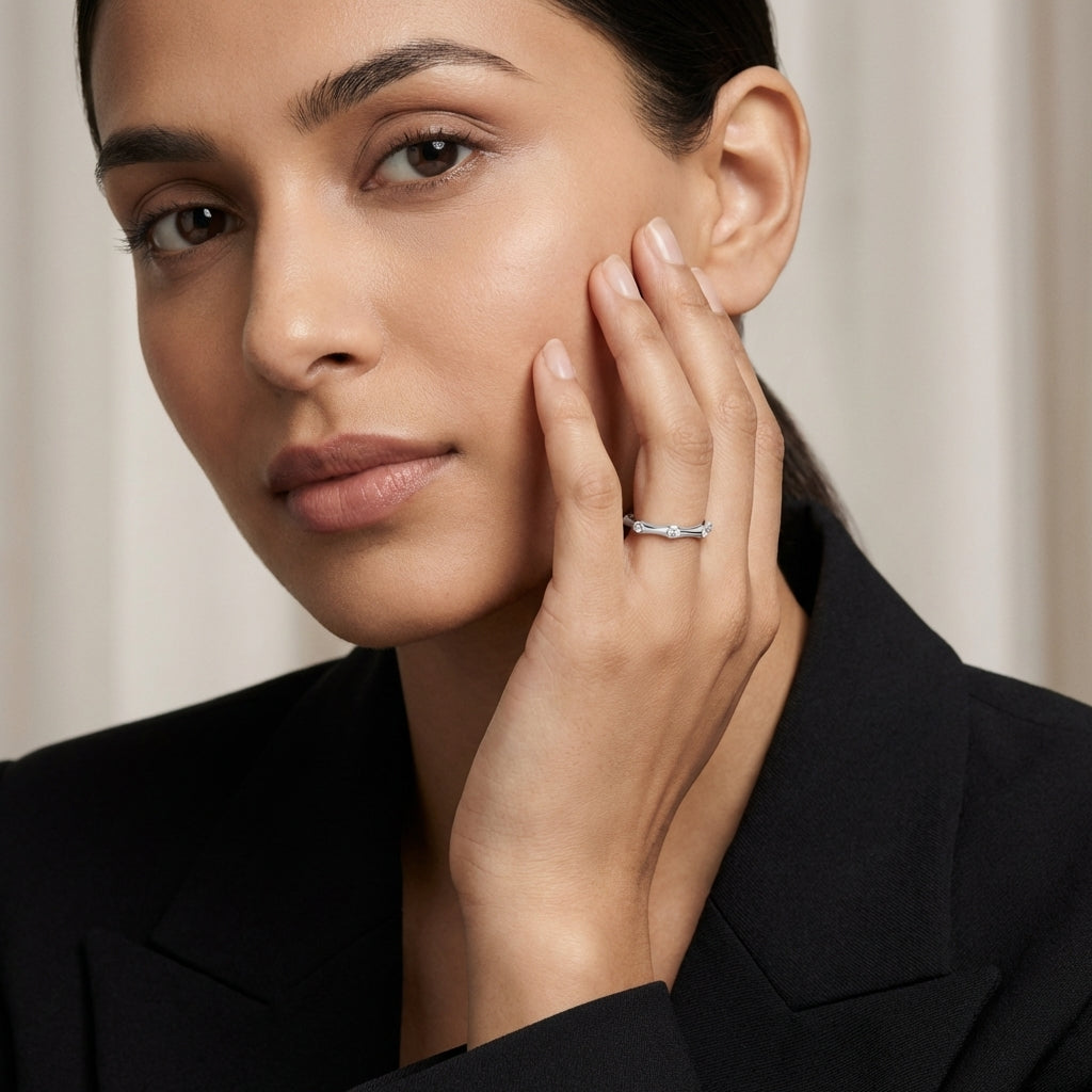 Muse 925 Silver Lab Grown Diamond Ring