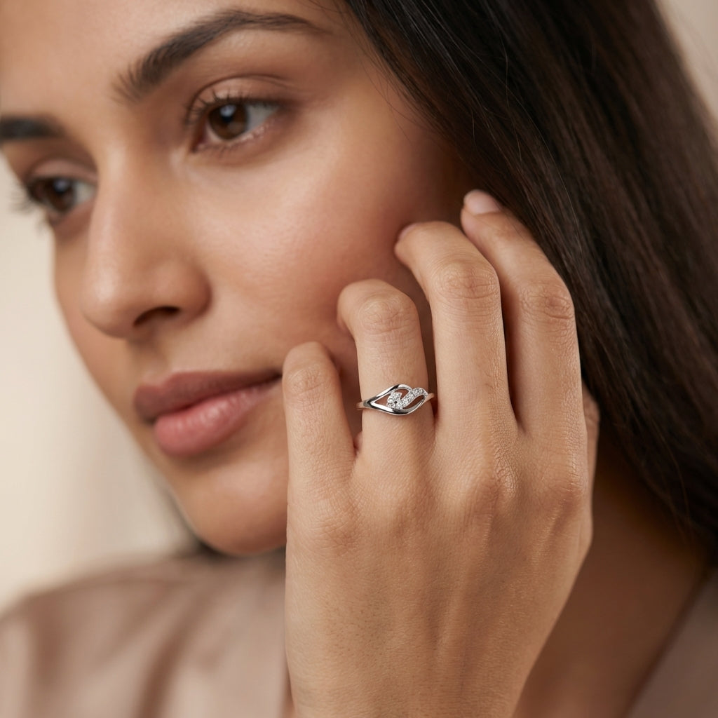 Aria 925 Silver Lab Grown Diamond Ring