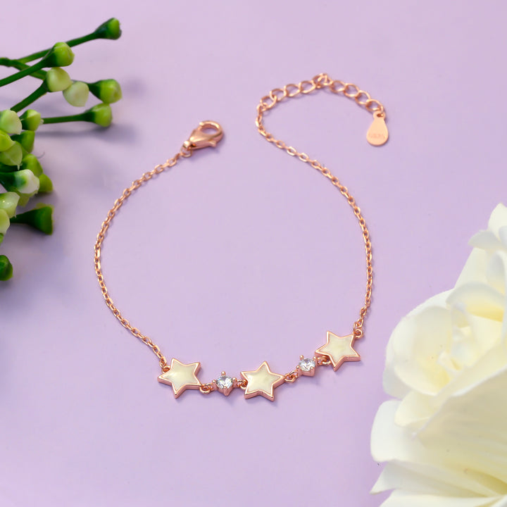Rose Gold Starlit Bracelet