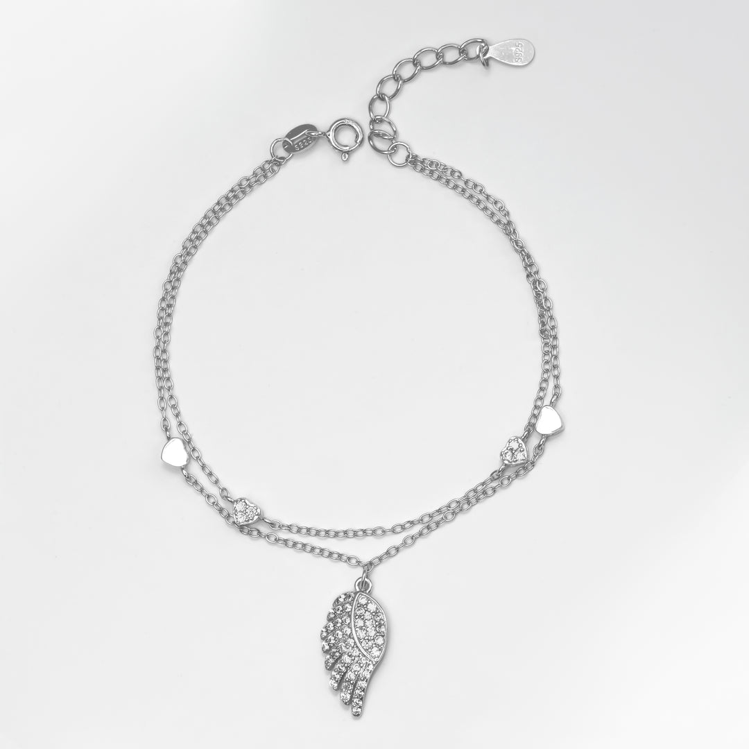 Winged Heart Bracelet