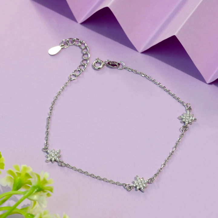 Silver Stellar Grace Bracelet