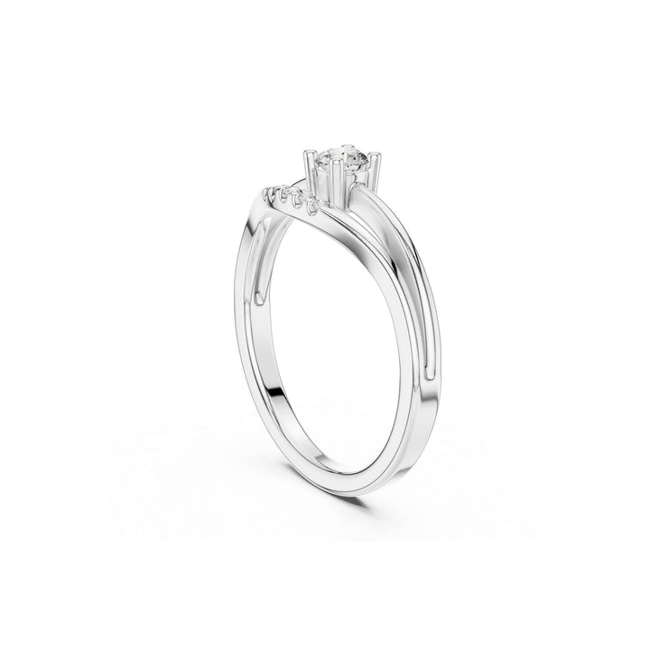 Amour 925 Silver Lab Grown Diamond Ring
