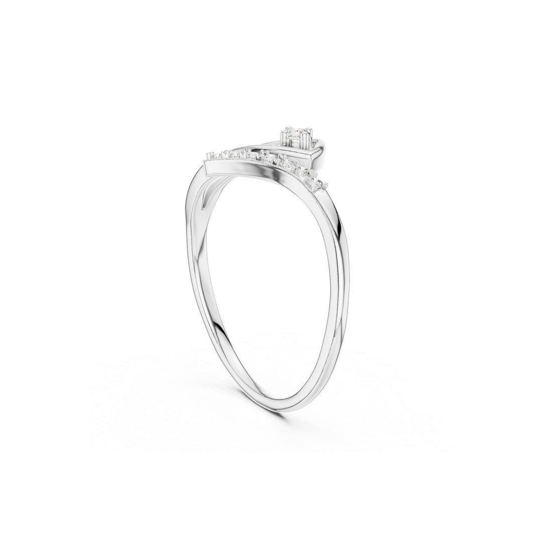 Nyra 925 Silver Lab Grown Diamond Ring