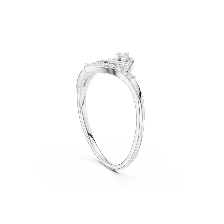Nyra 925 Silver Lab Grown Diamond Ring