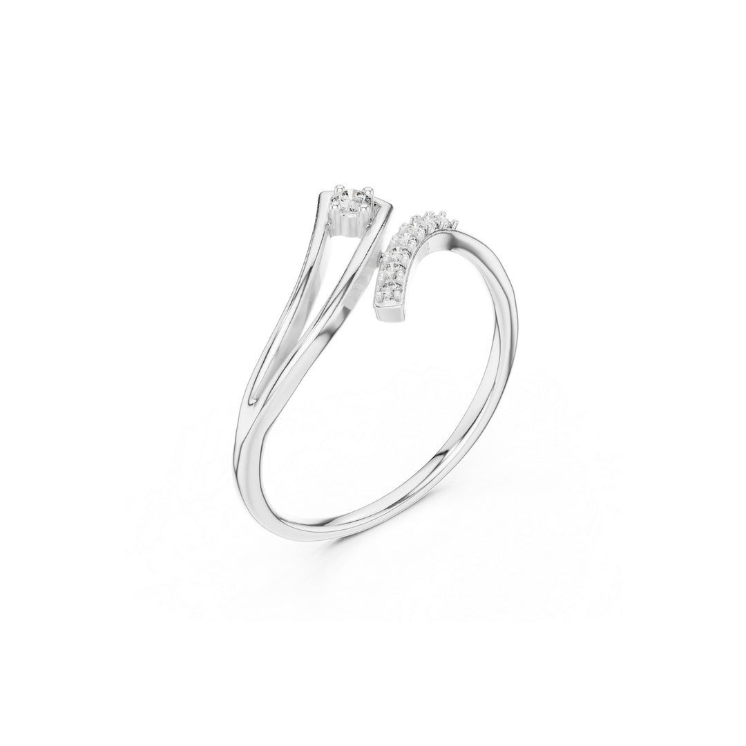 Nyra 925 Silver Lab Grown Diamond Ring