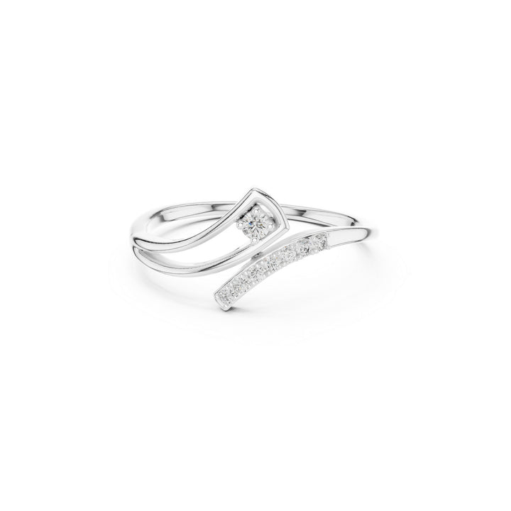 Nyra 925 Silver Lab Grown Diamond Ring
