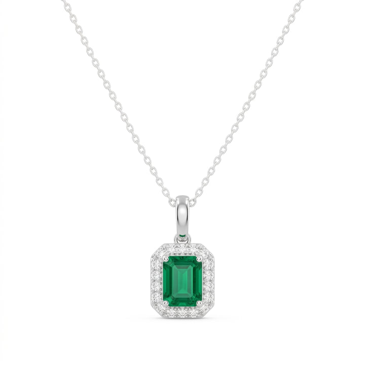 Verdant 925 Silver Lab Grown Diamond Pendant