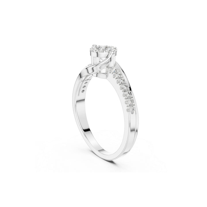 Forever 925 Silver Lab Grown Diamond Ring