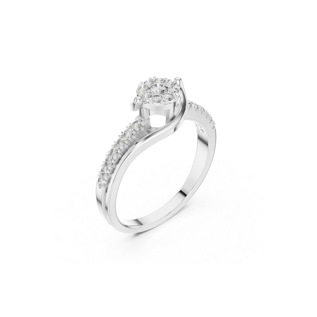 Forever 925 Silver Lab Grown Diamond Ring