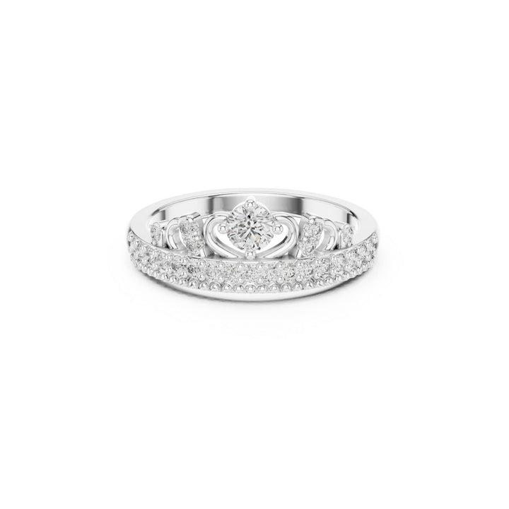 Princess 925 Silver Lab Grown Diamond Ring