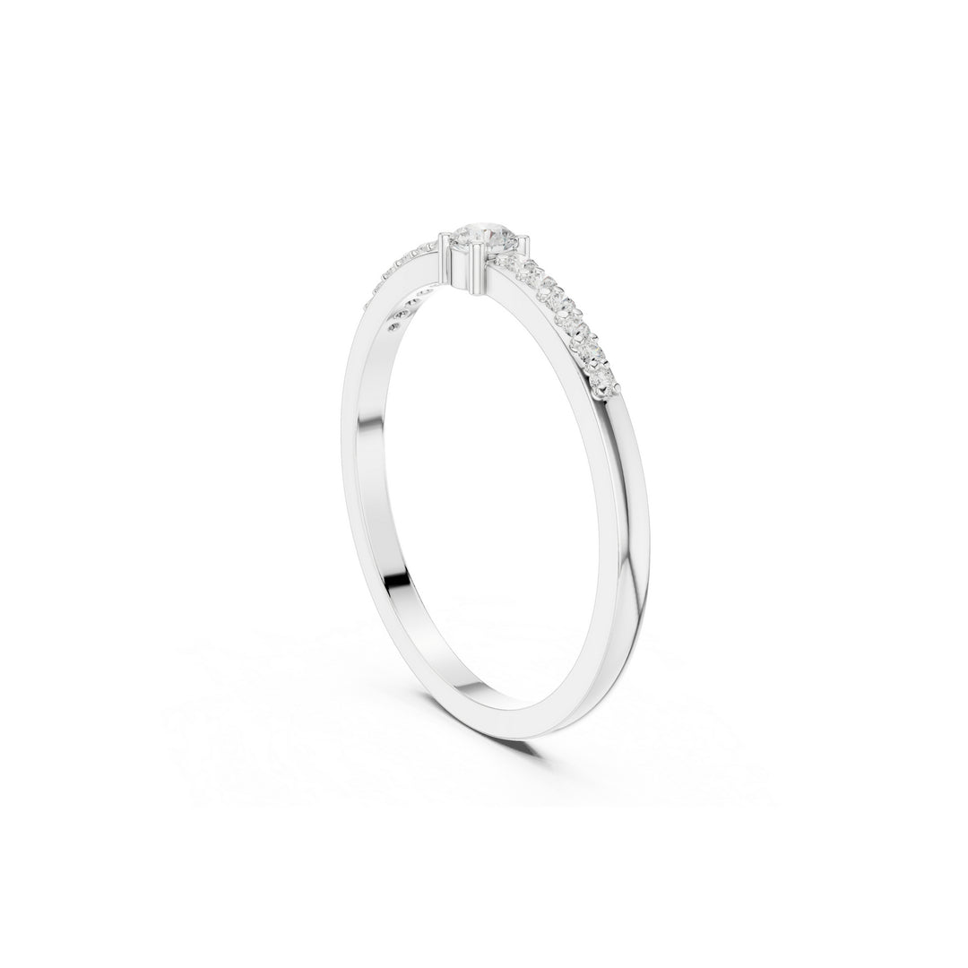 Aura 925 Silver Lab Grown Diamond Ring