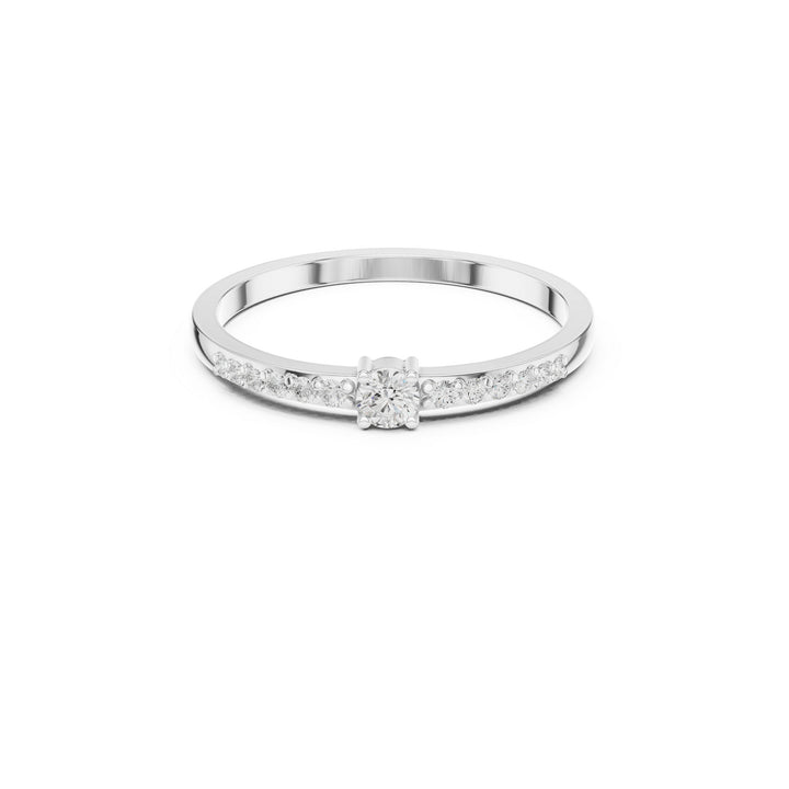 Aura 925 Silver Lab Grown Diamond Ring