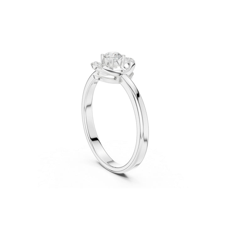 Eternal 925 Silver Lab Grown Diamond Ring
