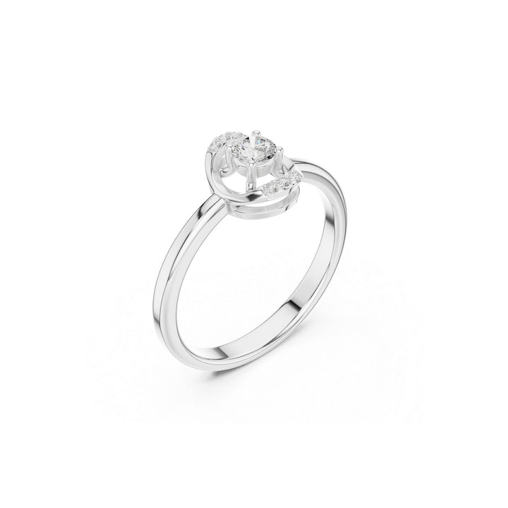 Eternal 925 Silver Lab Grown Diamond Ring