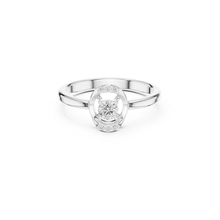 Eternal 925 Silver Lab Grown Diamond Ring