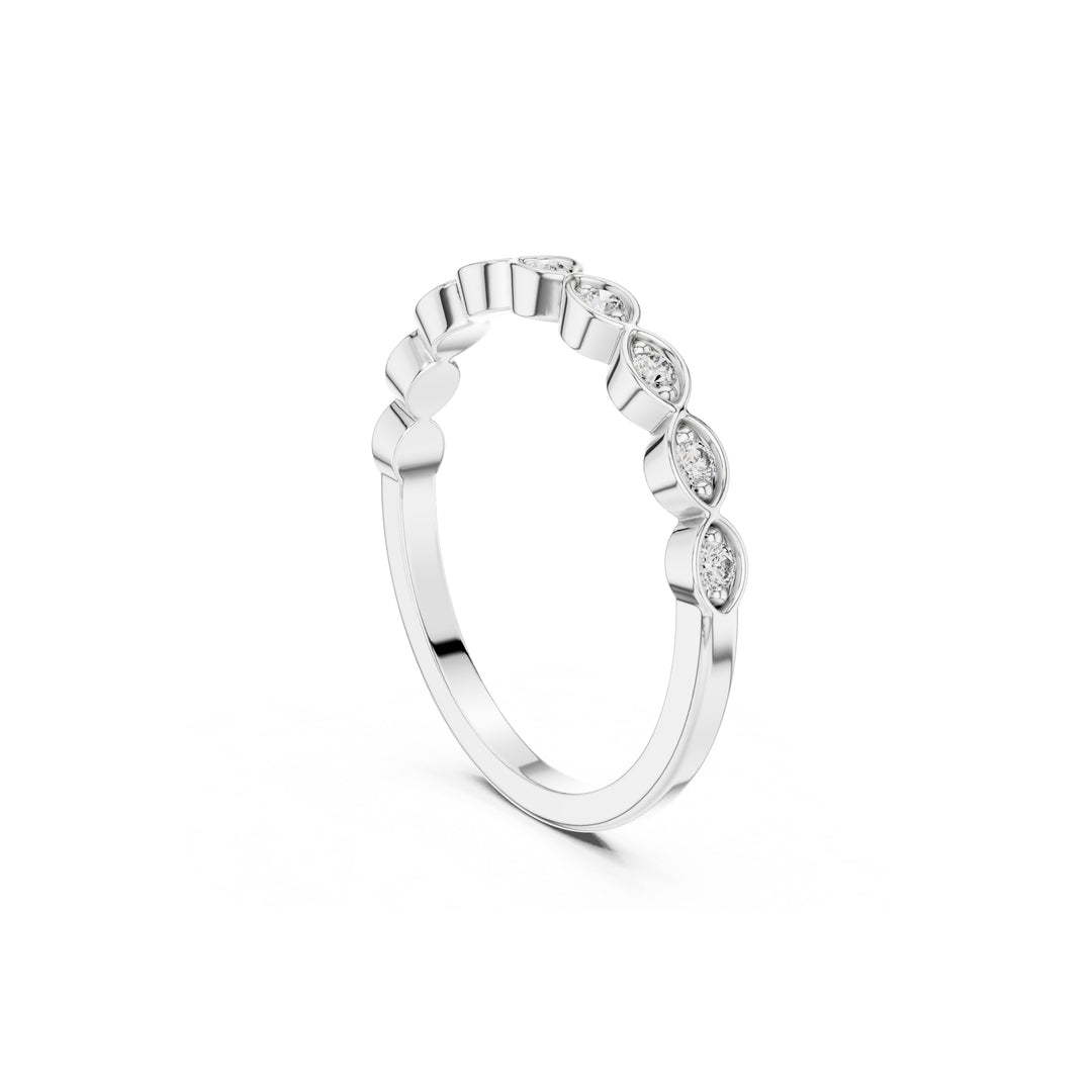 Embrace 925 Silver Lab Grown Diamond Ring