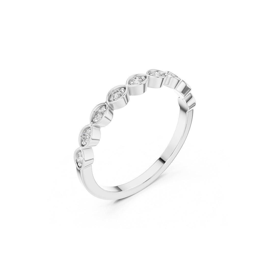 Embrace 925 Silver Lab Grown Diamond Ring