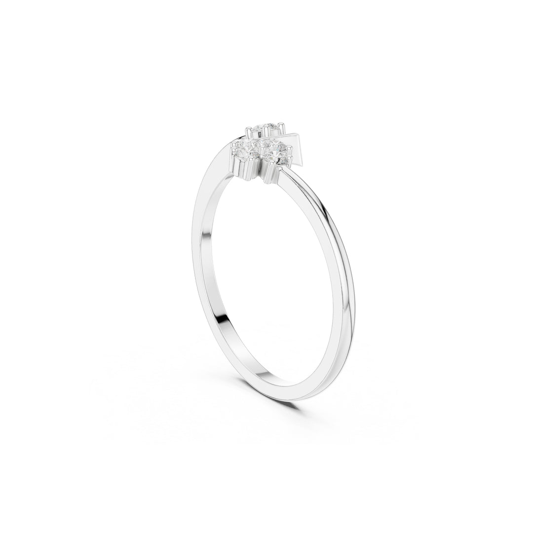 925 Silver Lab Grown Diamond Ring