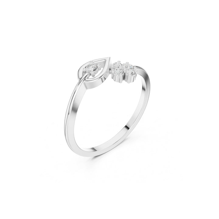 925 Silver Lab Grown Diamond Ring