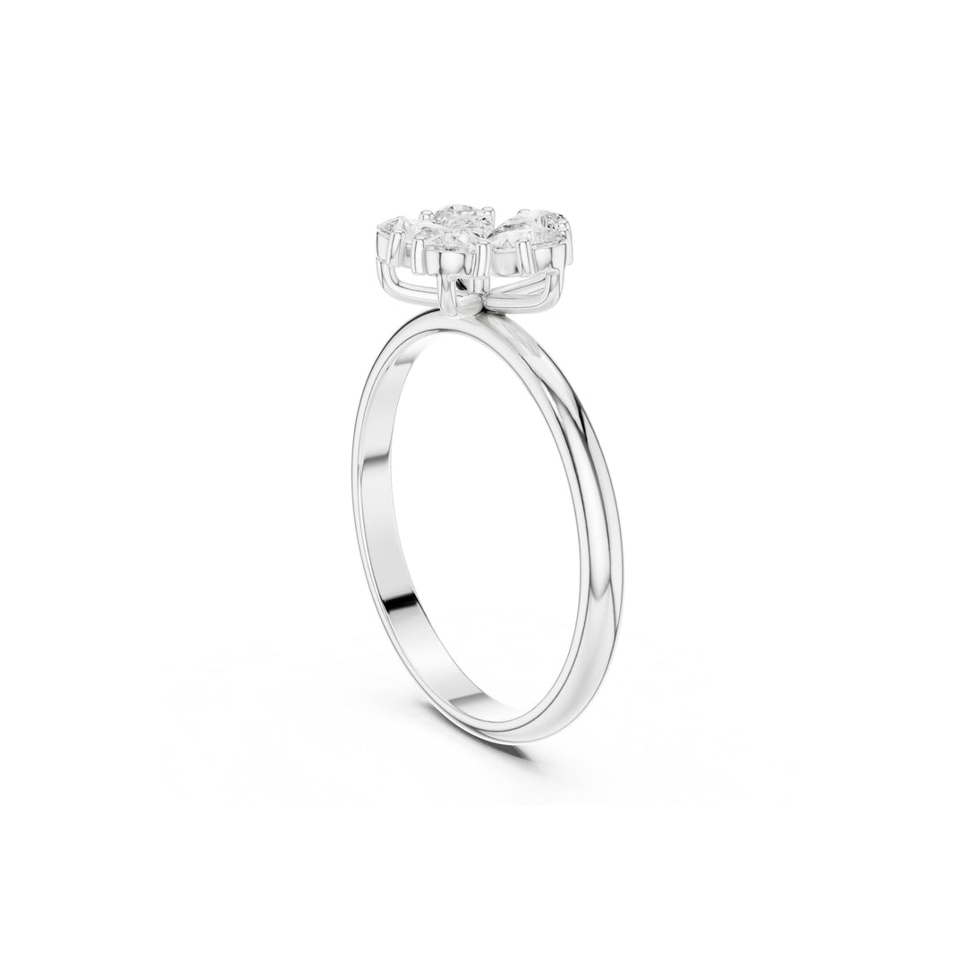 Bloom 925 Silver Lab Grown Diamond Ring