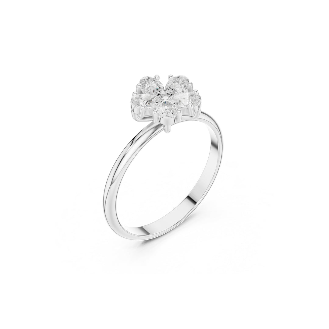 Bloom 925 Silver Lab Grown Diamond Ring