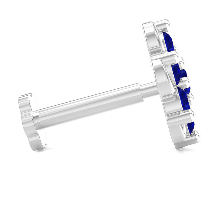 Spiral Radiance Screw Nose Pin