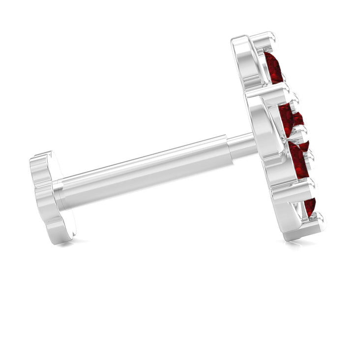 Spiral Radiance Screw Nose Pin