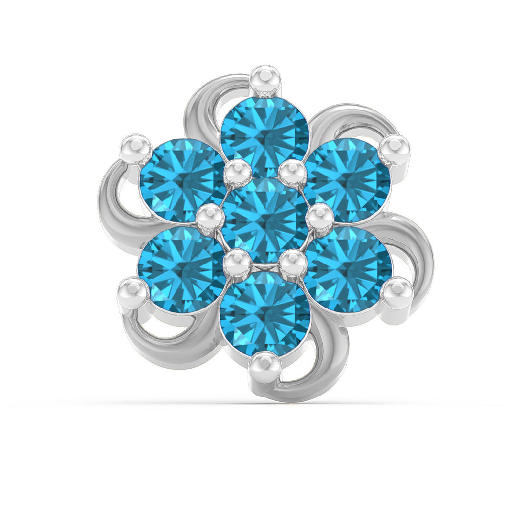 Spiral Radiance Screw Nose Pin