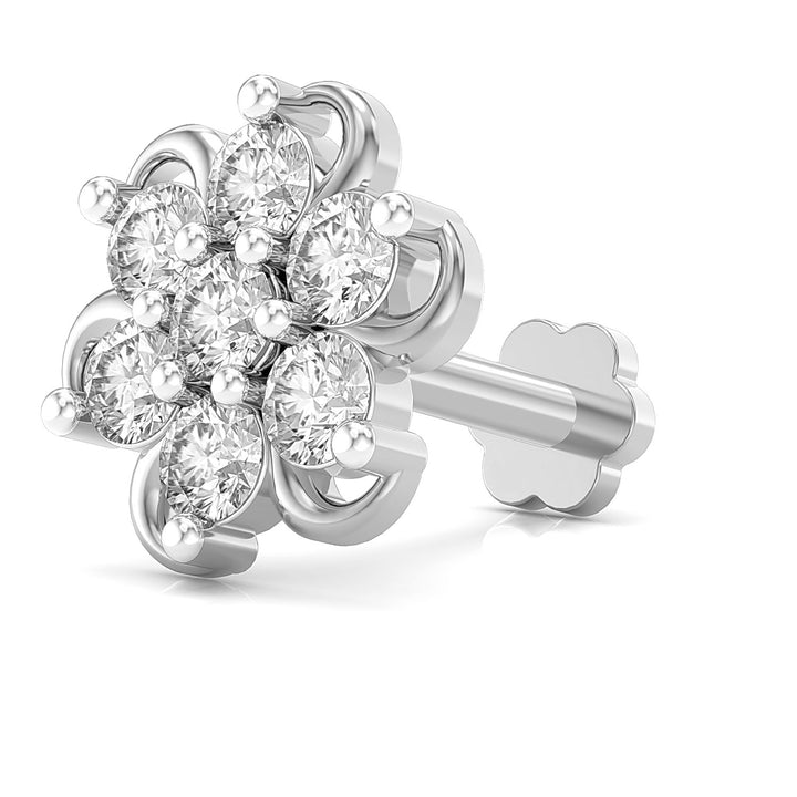 Spiral Radiance Screw Nose Pin