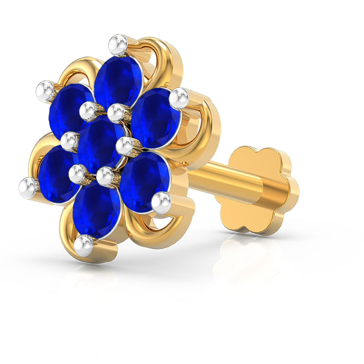 Spiral Radiance Screw Nose Pin