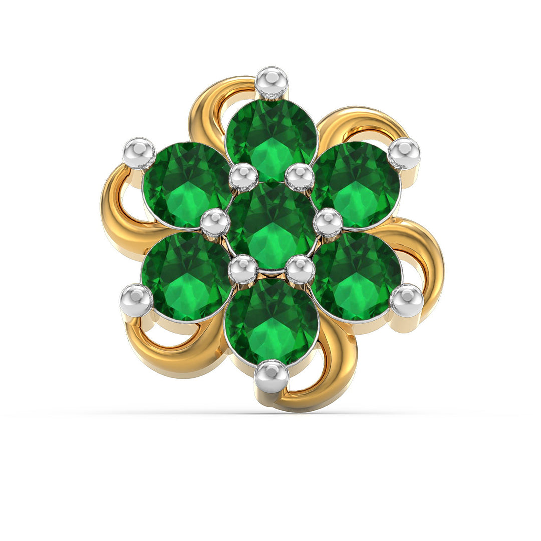 Spiral Radiance Screw Nose Pin