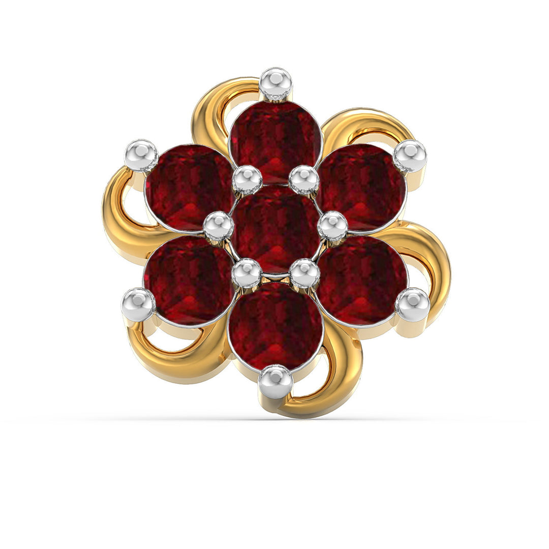 Spiral Radiance Screw Nose Pin