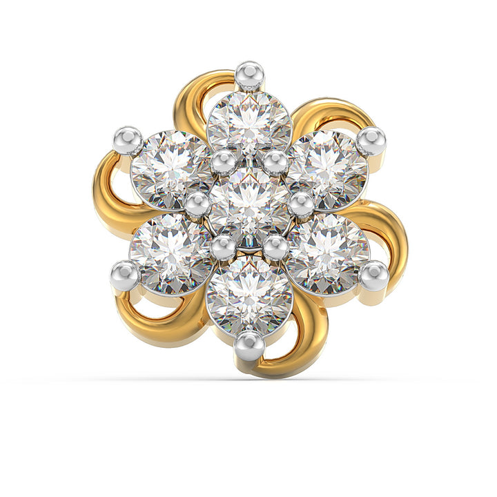 Spiral Radiance Screw Nose Pin