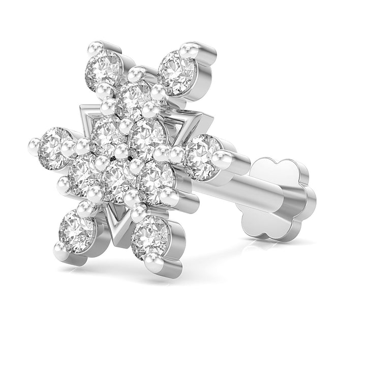 Twin Triangle Screw Nose Pin