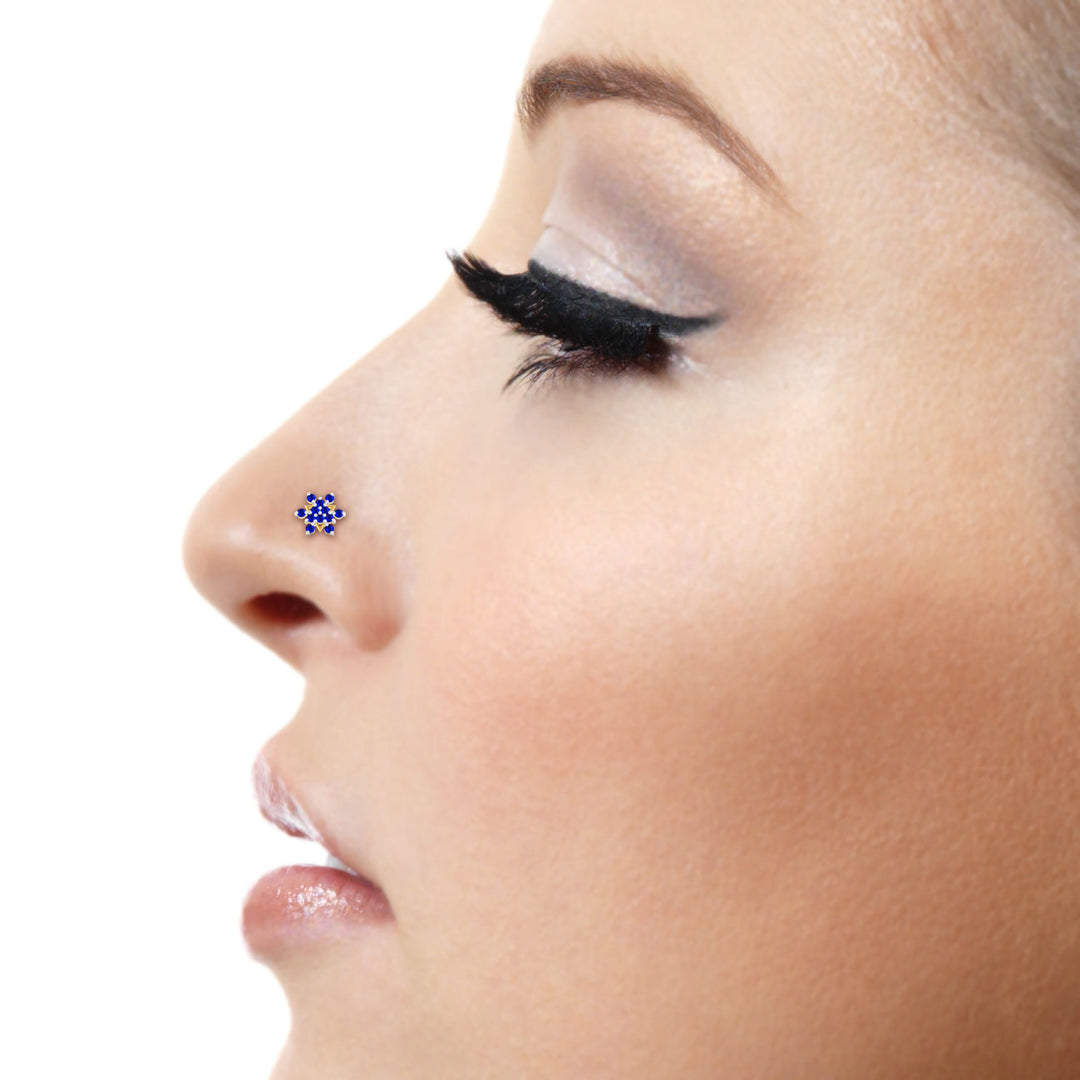 Twin Triangle Screw Nose Pin