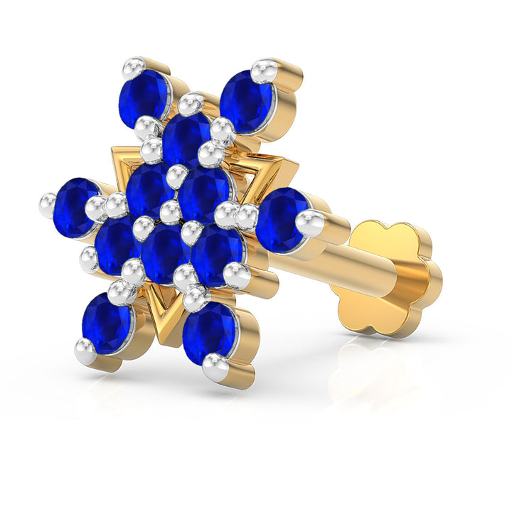 Twin Triangle Screw Nose Pin