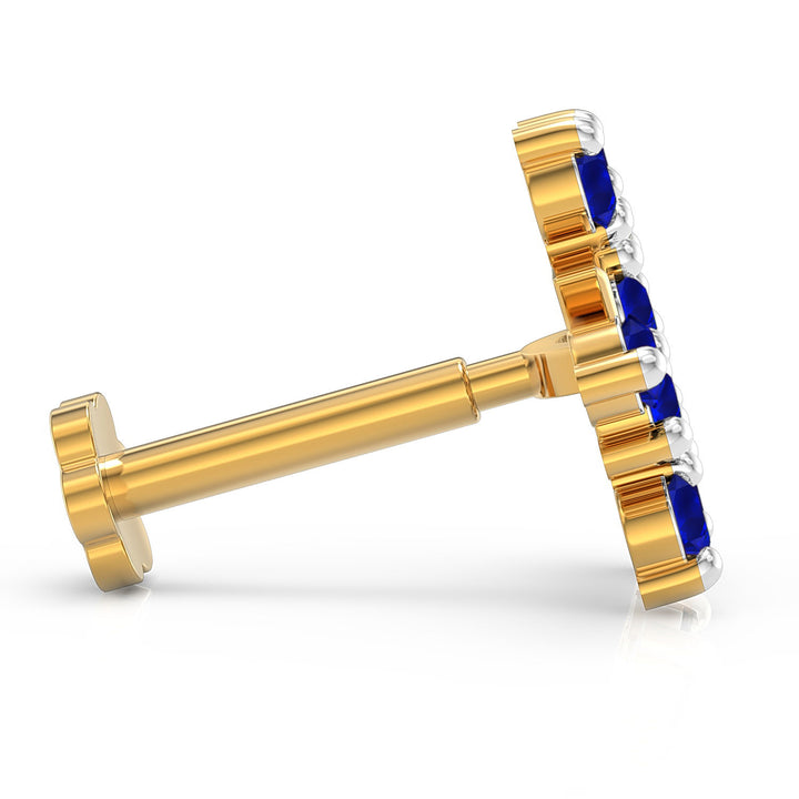 Twin Triangle Screw Nose Pin