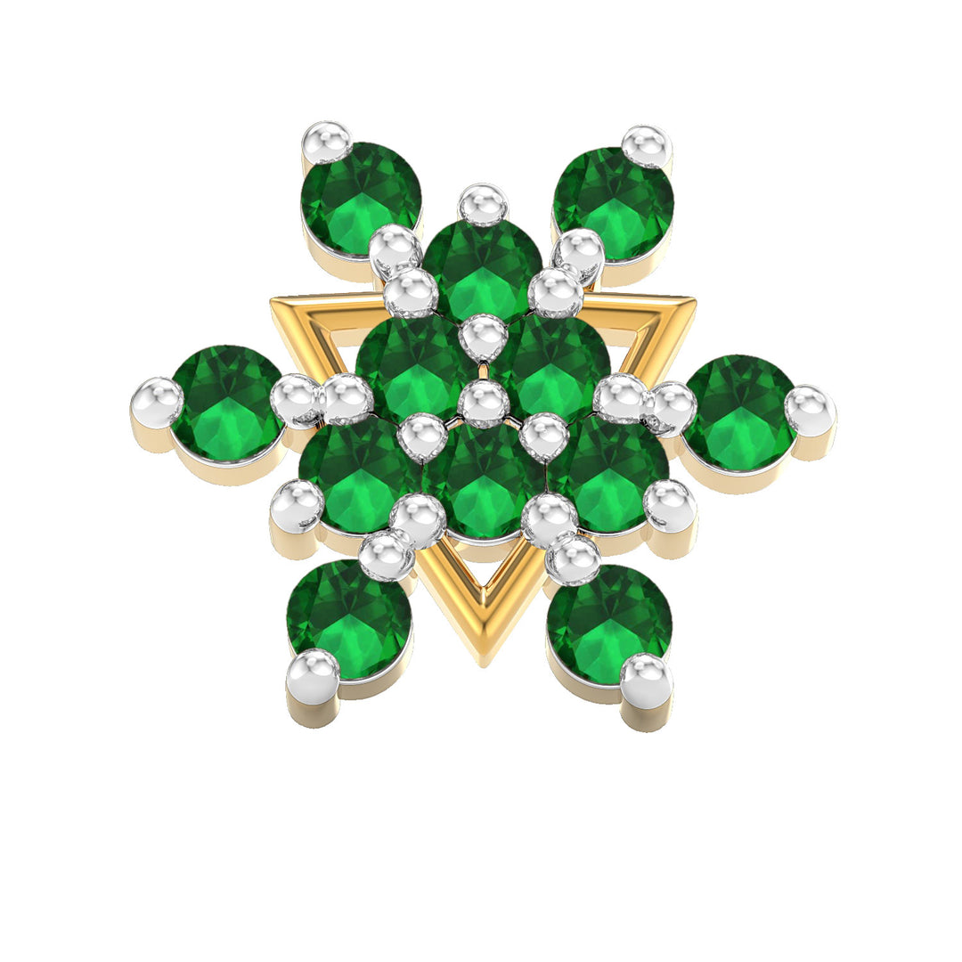 Twin Triangle Screw Nose Pin
