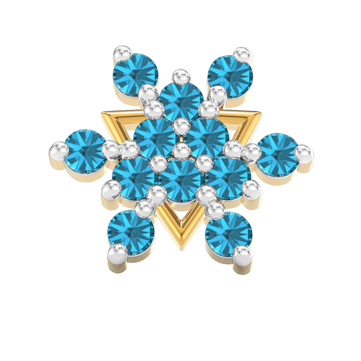 Twin Triangle Screw Nose Pin