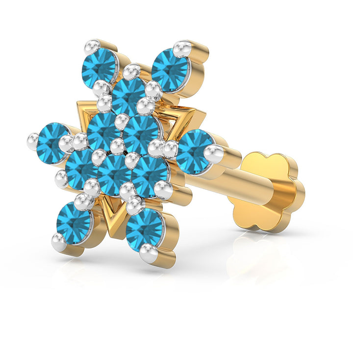 Twin Triangle Screw Nose Pin